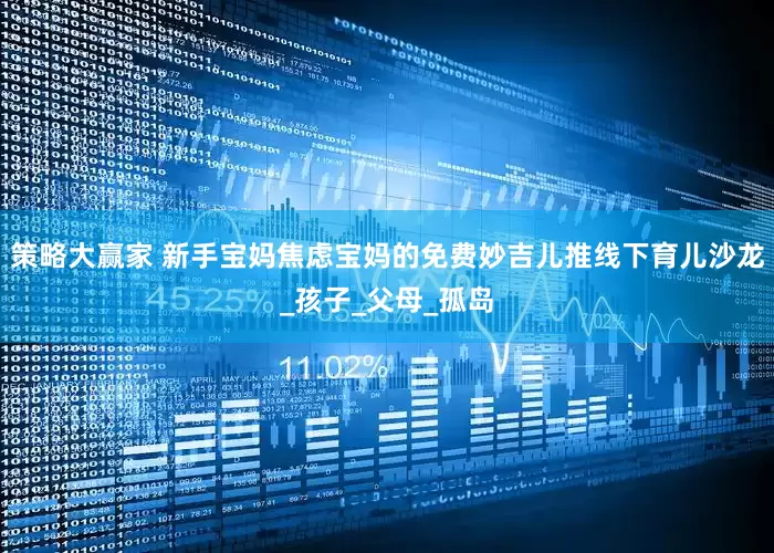 策略大赢家 新手宝妈焦虑宝妈的免费妙吉儿推线下育儿沙龙_孩子_父母_孤岛